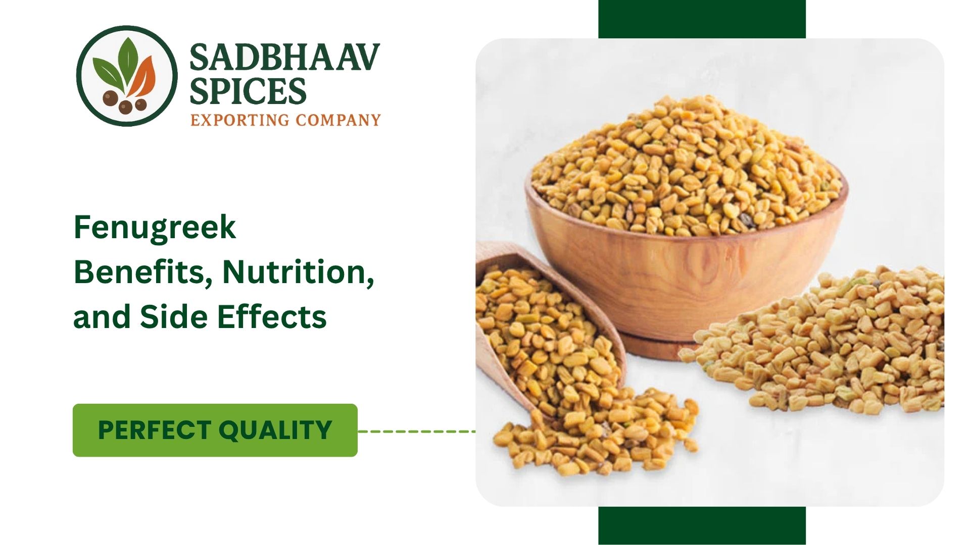 Fenugreek Benefits, Nutrition, and Side Effects